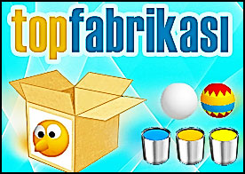 Bu top fabrikasında zekanı ve yeteneklerini kullanarak rengarenk ve çeşit çeşit toplar üretebilirsin