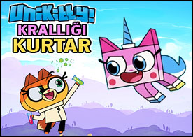 Unikitty Krallığı Kurtar - Prenses Junicotti'nin yaşadığı krallık komşu ülkeyi yöneten kötü kralın  ordusu tarafından saldırıya uğradı onlara yardım edin