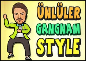 Ünlüler eşliğinde Gangnam Style dansı yapın keyfinize bakın