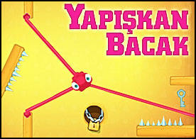 Yapışkan Bacak - Yapışkan bacakları kullanarak kenarlara yapışa yapışa çıkışa ulaş