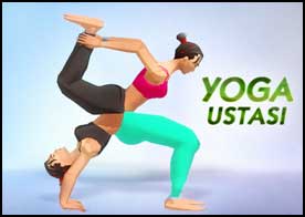 Yoga ustası olarak verilen figürleri en doğru şekilde yapmaya çalış