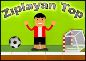 Zıplayan Top - Kaleye doğru giden topu engellerden kurtarıp golü at