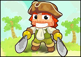 Kaptan P ve arkadaşları adacıklarda saklı hazineleri va altınları denize uçmadan topluyor