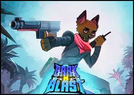 Bark & Blast'ta bir post apokaliptik kıyamet sonrası ıssız bir gezegene çarparak iniş yapıyorsunuz