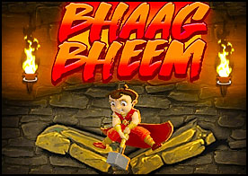 Kahramanımız bhaag_bheem zincirli tutulduğu zindandan kurtulup kaçmaya çalışıyor