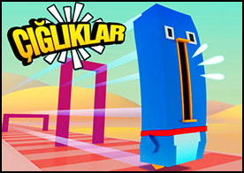 Çığlık atan karakterimizin şeklini değiştirip engelleri aşmasını sağlayın - 6