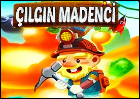Çılgın madenci olarak toprağı kazarak yeraltına doğru ilerleyip değerli madenleri toplayın