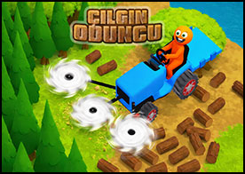 Ağaç kesmekte usta bir oduncu olarak traktörünüze atlayın ve odunluk olarak ayrılan ağaçları en hızlı şekilde kesin - 6