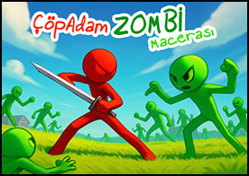 Çöp adam olarak minecraft aleminde zombi kıyametinde kıyasıya dövüş tüm zombi yaratıkları yok et