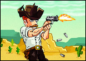 Usta kovboyumuz silah kullanma marifetini konuşturup tüm rakiplerini yere seriyor