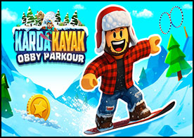 Obby ile reflekslerin, zamanlamanın ve kontrolün önemli olduğu hızlı tempolu bir snowboard macerası heyecanı sizi bekliyor