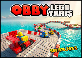 Obby ile hayalinizdeki lego yarış pistini tasarlayın ve heyecan verici arcade yarışlarında rakiplere karşı yarışın - 4