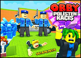 Obby olarak polise yakalanmadan tüm brainotları topla onları sat hızını artır daha çok kazan - 1