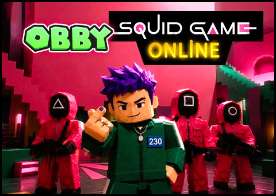 Obby ile online squid game oyunlarına katılın tüm zorlu parkurları başarıyla tamamlayıp son hayatta kalan olun