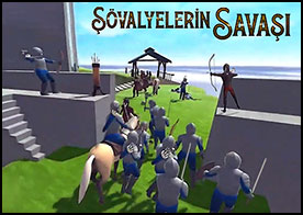Şövalyeler Savaşı Savaş Arenası Kılıçları 3D ile ortaçağ savaşlarının ruhunu hissedin heyecan verici takım dövüşleri yaşayın yeteneklerinizi gösterin ve ordunuzu zafere götürün - 3