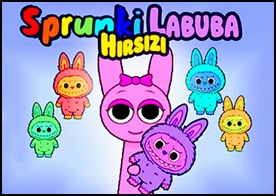 Fizik tabanlı bu oyunda Pembe Sprunki olarak Labubu'ları kaçırıp yeşil alana götürün - 7