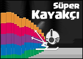 Süper kayakçının altındaki pisti istediğin gibi şekillendirerek kayakçının ilerlemesini sağla