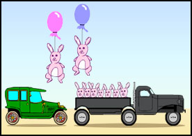 Kötü adamlar tarafından yakalanan zavallı tavşancıkları kurtarıp özgürlüğüne kavuştur