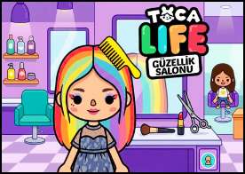 Toca Life Güzellik Salonu ile büyüleyici makyaj ve moda dünyasına adım atın Toca Boca kızına ve arkadaşlarına muhteşem stiller, makyajlar ve saç stilleri hazırlayın - 1