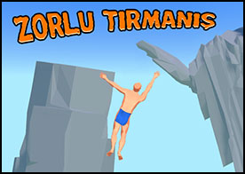 Dağa tırmanma ustası bir dağcı olarak sadece kollarınızı kullanarak kaygan yüzeyler, garip çıkıntılar ve tehlikeli düşüşlerle dolu yüksek bir dağa tırmanın - 28